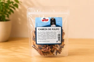 Cabeza de Pulpo para Perros Snack Natural Deshidratado