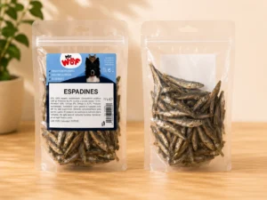 Espadines Deshidratados para Perros y Gatos Snack Natural