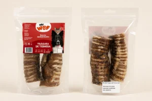 Tráquea de ternera deshidratada para perros en formato de 2 unidades